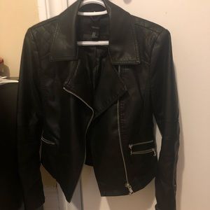 Black Forever 21 moto jacket